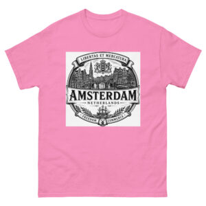 SEXY CONTOURS (AMSTERDAM LATIN LOGO) w/ various COLORS Unisex classic tee