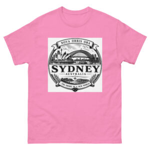 SEXY CONTOURS (SYDNEY LATIN LOGO) w/ various COLORS Unisex classic tee