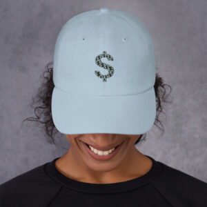 Mark Of Excellence (MONEY SIGN MOSAIC) In Two Colors Dad hat