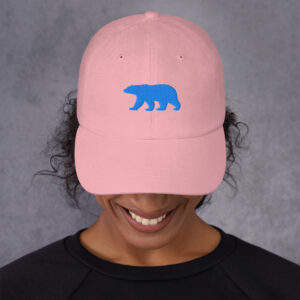 Dolphin Clothing Brand (Bear In Blue) Dad hat