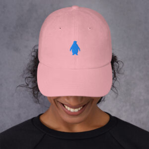Dolphin Clothing Brand (Penguin in Blue) Dad hat